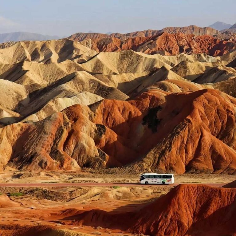 Zhangye Danxia Landform Geographical Park.