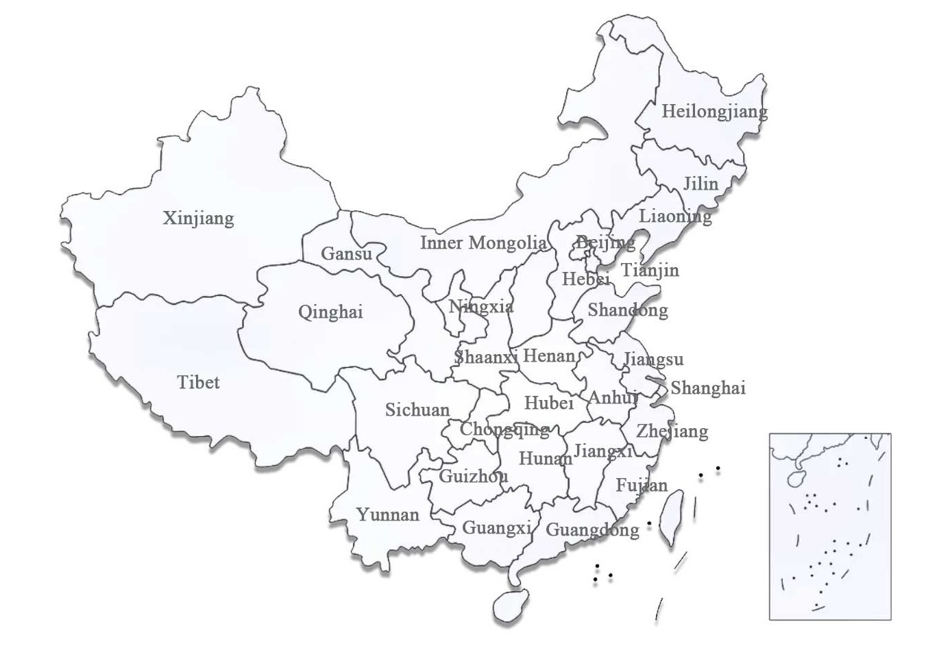 China-Province-Map